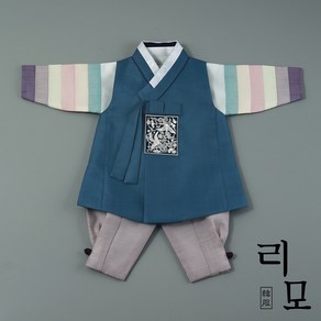 리모한복 Tack-3 (백일-8세) 남아한복 돌한복 아기한복