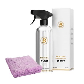 더클래스 불렛 물왁스 Q001 스트라다 500ml + 카컴 미라클 버핑타월 40cm x 40cm, 1개