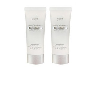 애터미 선크림 화이트 60ml(SPF50+) 2개