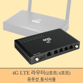 LTE 라우터 와이파이 유무선 동시사용 인터넷 무제한 무약성 2포트/4포트, CNR-L580W 비구매(보유자), 1개월, 1개