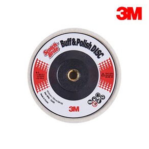 3M 디스크 그라인더날 Buff&Polish Disc 양모휠 4인치, 1개