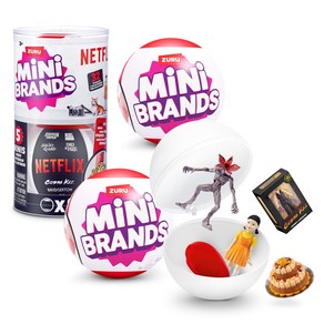 Mini Bands Netflix 시리즈 1 캡슐 2개 팩 PVC 튜브 포함