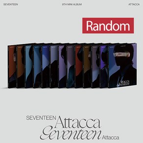 세븐틴 - SEVENTEEN 9th Mini Album ‘Attacca’ (CARAT ve.) [버전 13종 중 랜덤발송] 하드커버 바인더+북릿+셀피 포토카드(4종)+리릭북(1종)