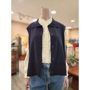 BCBG [올앤선드리] 히든 스냅VT - A3F8K503 56 [D/NAVY]