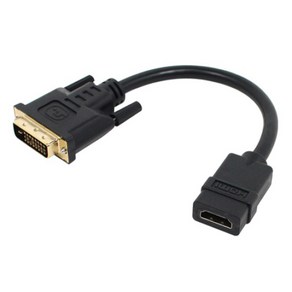 엠비에프 HDMI F to DVI M 15CM 젠더 MBF-HFDVIM-15CM