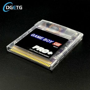 게임보이 컬러 게임보이 에버드라이브 카트 GB GBC 레트로 컬렉션 원 단추 리셋 기능 포함 2000 in 1 게임 카트리지, Tanspaent 블랙