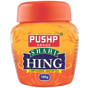 인도직배송 Pushp 브랜드 Asafoetida Hing Ja (100g) - 가장 강력한 복합 순수 Hing 분말, 1개, 100g