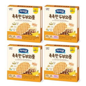 일동후디스 키요 촉촉한 두부와플64g(16gx4봉)x4개 아기과자, 바나나맛, 64g, 4개