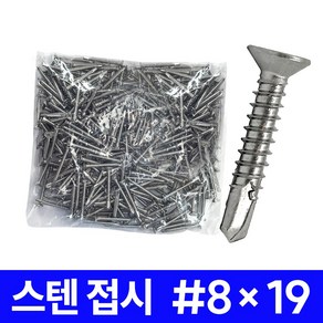 GZ 스텐 양날피스 접시머리 직결 철판 SUS 피스, 1개