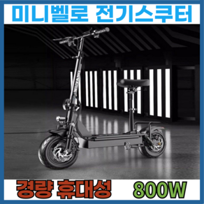 VoltVelo 휴대성 뛰어난 미니벨로 전기자전거 접이식 전동 바이크 스쿠터 800W, 130km