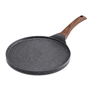 SENSARTE Nonstick Crepe Pan Swiss Granite Coating SENSARTE 붙지 않는 크레이프 팬 스위스 화강암 코팅 도사 팬 팬케이크 플랫 프라