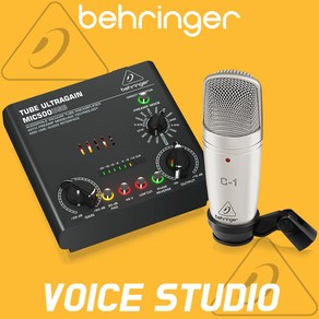 [정품] 베링거 VOICE STUDIO 오디오 인터페이스 진공관 앰프 인터페이스 내장 스튜디오 콘덴서 마이크