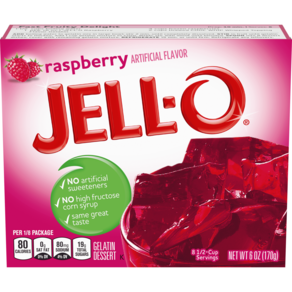 Jello 아그네스 젤라틴 라즈베리