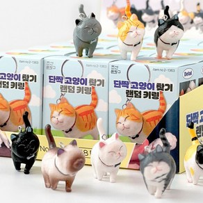 단짝 고양이 찾기 랜덤 키링 (4개), 상세페이지 참조, 상세페이지 참조, 상세페이지 참조, 1개