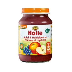 홀레 이유식 사과 블루베리 190g Holle, 1개