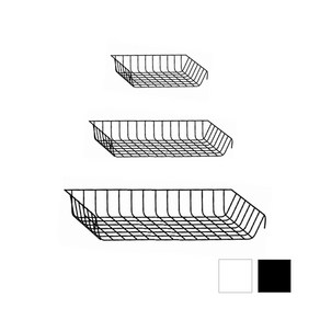 철망바구니 철망 바스켓, 420x220mm, 블랙