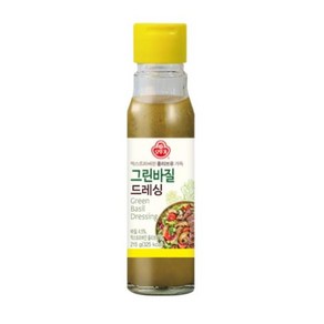 오뚜기 그린바질드레싱 215g, 2개