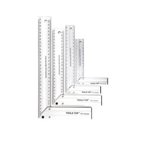 툴스탑 알루미늄 눈금 직각자 300mm TST-AS300