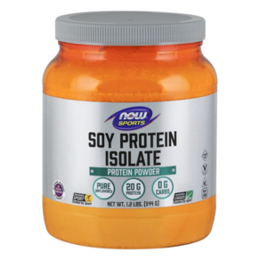 NOW Spots Nutition Soy Potein Isolate Powde 나우스포츠 뉴트리션 콩 단백질 프로틴 탄수화물 파우더 헬스 보충제, 44g, 1개