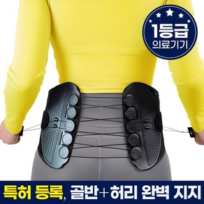 라인벨라 의료용 도르래 골반 허리보호대, 1개