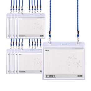 오피스존 700 미디어 명찰 민 130x107mm 10개묶음