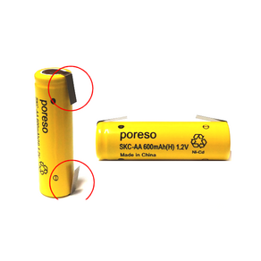 PORESO SKC-AA 600mAh 1.2V 단자타입 Ni-CD 니켈카드뮴 필립스 면도기 바리깡 보풀제거기 배터리 충전지 리필배터리, 1개, 1개입