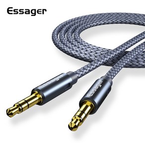 ESSAGER 3.5mm 3극 AUX 스테레오 케이블 1개입, 0.5, 1개