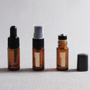휴대용 세럼 갈색병 용기 롤러 오일병 향수병 아로마 도테라 오일 5ml 롤온 공병 G192, 롤온 5ML, 1개