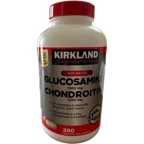 Kikland Signatue 커클랜드 시그니처 글루코사민 HCl 1500mg 콘드로이친 황산염 1200mg 220정/신규 증가 수량, 220개(1팩)