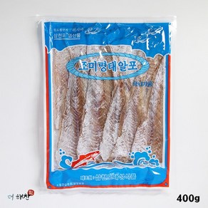 쥐포/마른안주류 [더해찬] 조미 명태알포400g, 1개