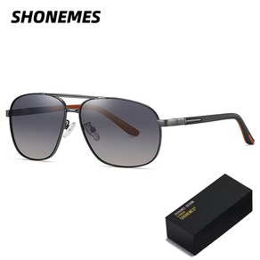 SHONEMES 편광 남성 선글라스 62mm 드라이브 조종사 색안경