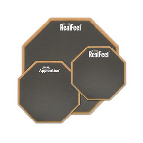 [Evans] 에반스 Real Feel 6인치 단면 고무연습패드_8mm 스탠드에 장착 RF-6GM, 1개