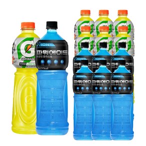 파워에이드 1.5L 6입+게토레이 1.5L 6입 총 12입, 1세트