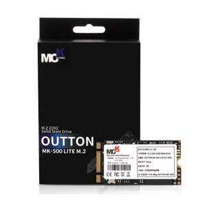 엠씨케이글로벌 OUTTON MK-500 LITE M.2 2242 (256GB), 256GB