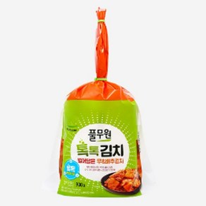 풀무원 간단반찬 혼밥 엄마손맛 우리가족반찬 업소용 풀무원 톡톡 무&배추김치 900g