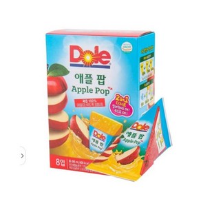 DOLE 후룻팝 애플팝 62mlx8개x8박스, 62ml