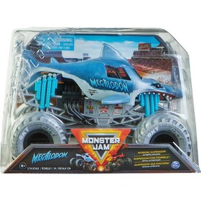 Monste Jam Official Megalodon Tuck Collecto Die Cast Vehicle 미국 발송 정품, 1개