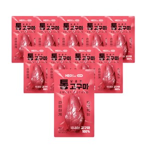 허닭ON 바로먹는 실온 달콤한 통 고구마, 10개, 100g