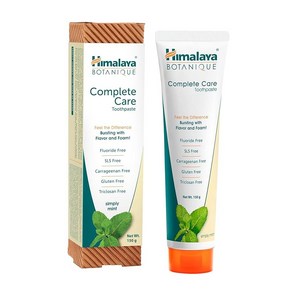 Himalaya Botanique Complete Cae 히말라야 화이트닝 치약 심플리 민트 5.29온스 2팩, 2개, 5.29ml