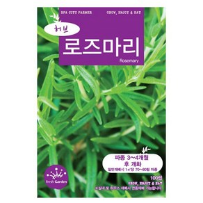 로즈마리 허브 씨앗 로즈마리씨 100립, 2개