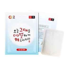 해피데이 오늘 그대를 따뜻하게 해드리리라 파스형 핫팩 50 g, 25개