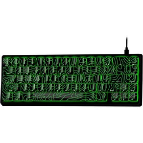 HITIME XVX M67 게이밍 키보드 유선 QMK\/VIA 맞춤형 키보드 프로그래밍 가능한 RGB Deep Thock 크리미 사운딩 PC 키보드 핫 스왑 가능 키보드, 블랙.