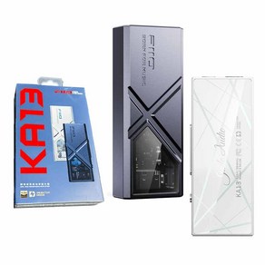 FiiO KA13 HIFI 디코딩 헤드폰 증폭기 AMP DAC DSD256, KA13 Silve