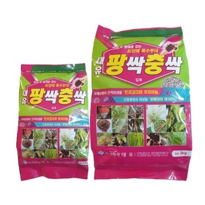 농사친구 팡싹충싹 1.5KG 3KG + 작업장갑 1SET 세트, 입제 3KG + 작업장갑 1PS, 1개