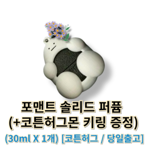 정품] 포맨트 솔리드 퍼퓸 기획 (+키링 증정) foment 포맨트향수 고체향수, 1개, 30ml