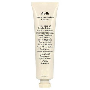 Abib 제리코 로즈 크림 영양 튜브 75ML 2.53FL oz), 1개