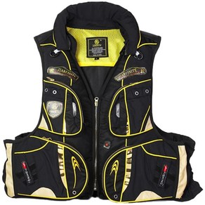 낚시 구명 조끼 부력 수영 보트 세일링 수상 스포츠 안전, 1.Black with yellow, 1개, B.XXXL 90-115kg