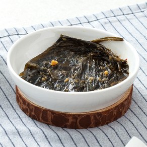 바로푸드 친정김치 된장깻잎 1kg 밑반찬