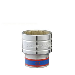 킹토니 1/2인치 12각 숏소켓 숏 핸드소켓 소켓 복스알, 27mm, 1개