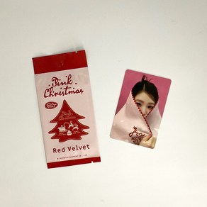 레드벨벳 아이린 2024 핑크 크리스마스 포토카드 포카2 Red Velvet IRENE 2024 PINK CHRISTMAS PHOTOCARD 2